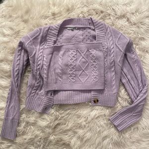 Lilac Sweater Set